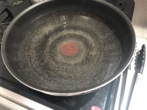 パスタのお湯を準備!